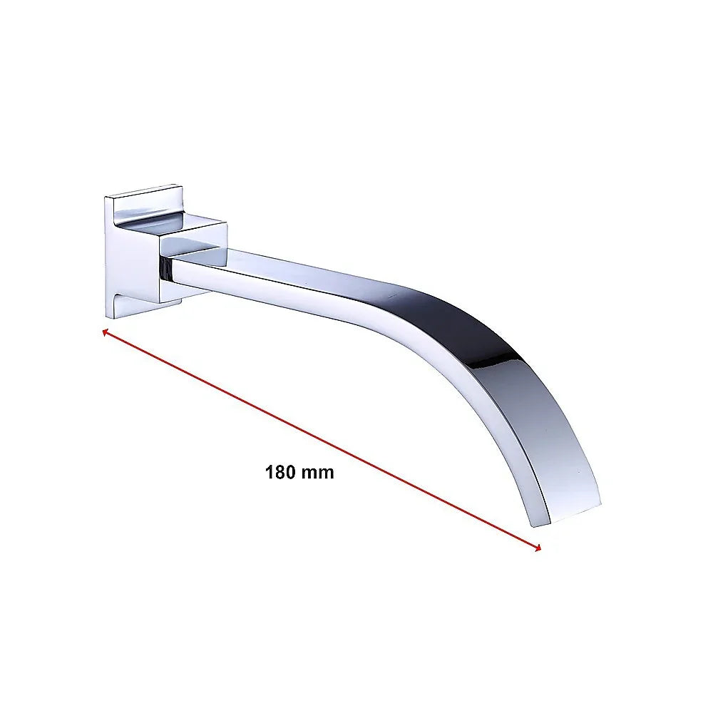 180mm Bath Spout Polished Chrome Finish - Mekamart Australia