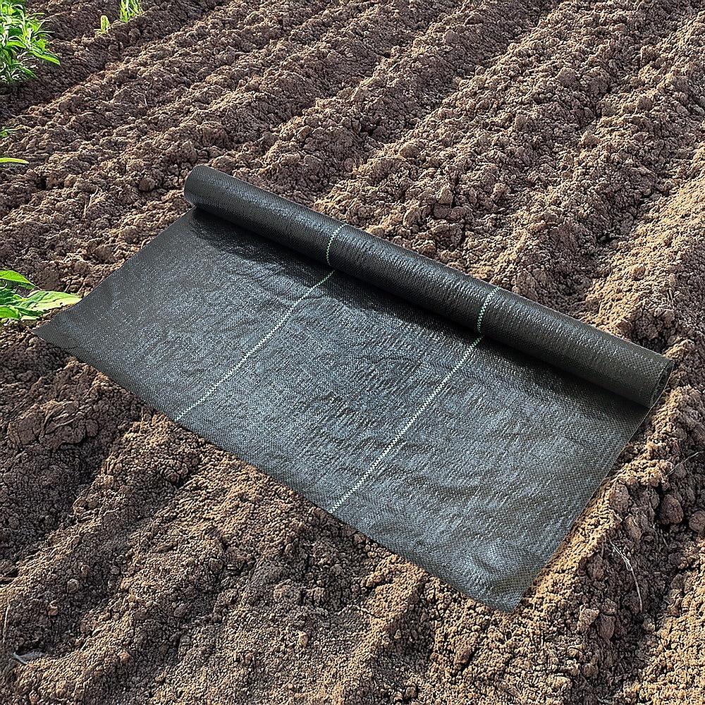 Heavy Duty Weed Control PP Woven Fabric Weed Mat Gardening Plant 1.83m x 30m - Mekamart Australia