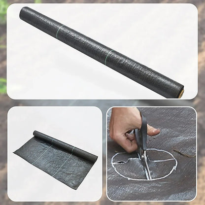 Heavy Duty Weed Control PP Woven Fabric Weed Mat Gardening Plant 1.83m x 30m - Mekamart Australia