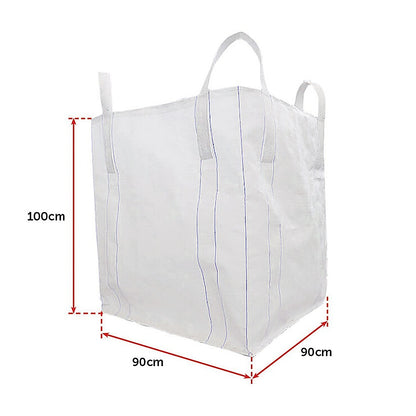 4 x 1 tonne FIBC Polypropylene UV Rated Builder / Bulk / Landscape Bags
