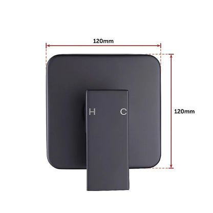 Shower Bath Mixer Tap Bathroom WATERMARK Approved - Electroplated Matte Black - Mekamart Australia