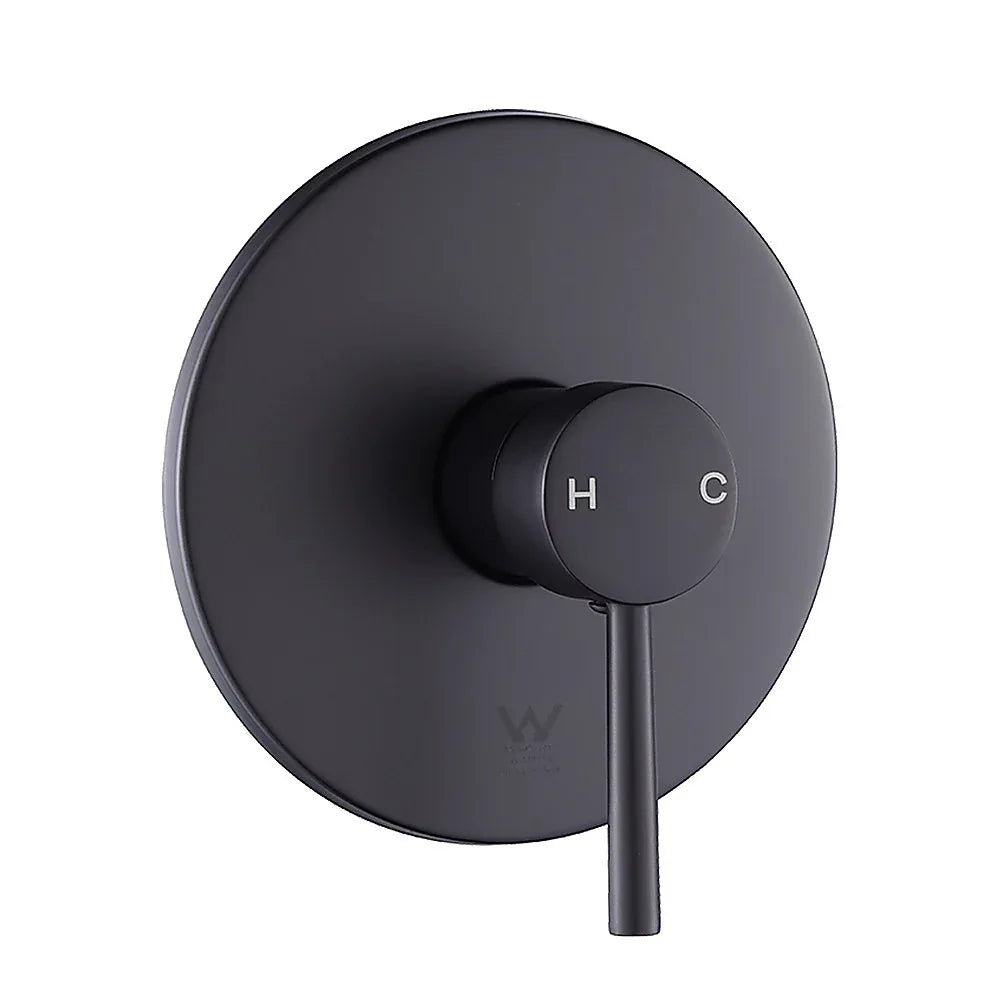 Shower Bath Mixer Tap Bathroom Electroplated Matte Black - Mekamart Australia