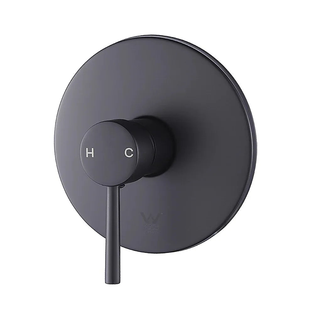 Shower Bath Mixer Tap Bathroom Electroplated Matte Black - Mekamart Australia