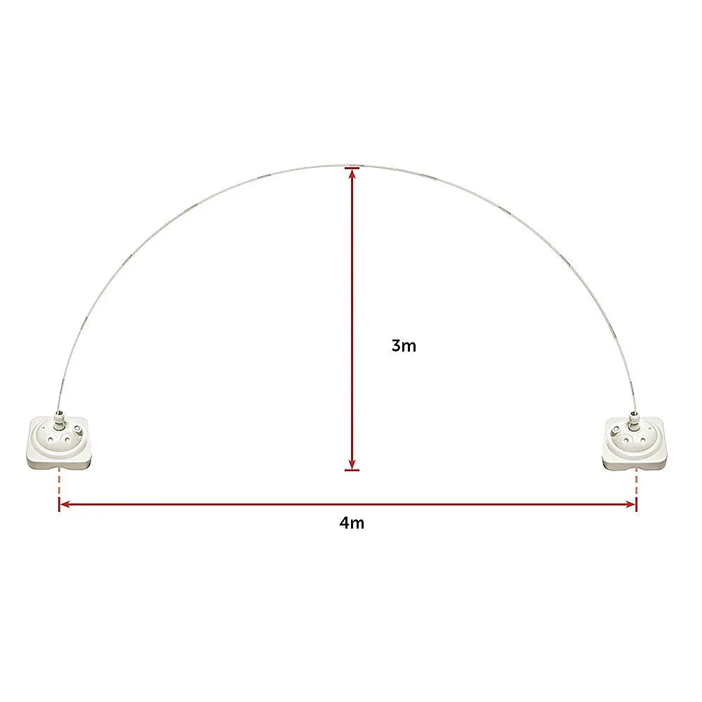3x4m Full Set Balloon Arch Column Kit Floor Base Stand For Wedding & Party - Mekamart Australia