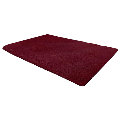 230x200cm Floor Rugs Large Shaggy Rug Area Carpet Bedroom Living Room Mat - Burgundy