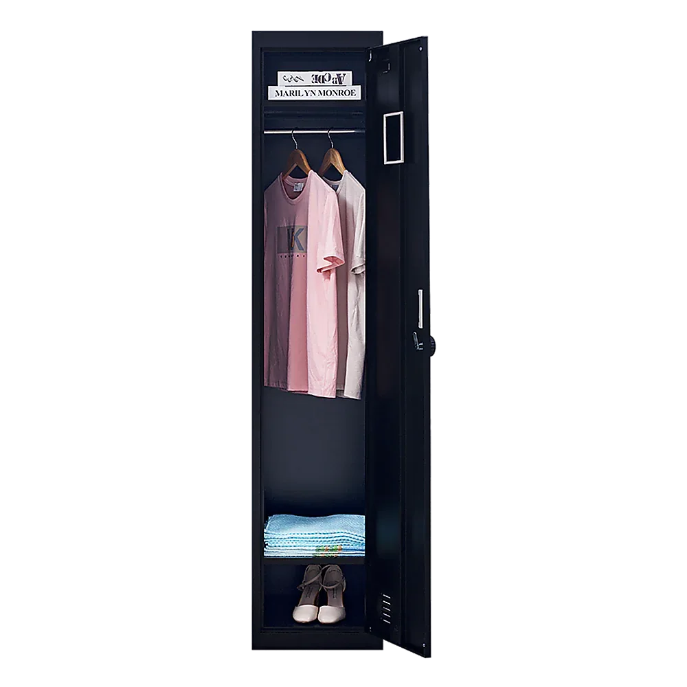 One-Door Office Gym Shed Clothing Locker Cabinet