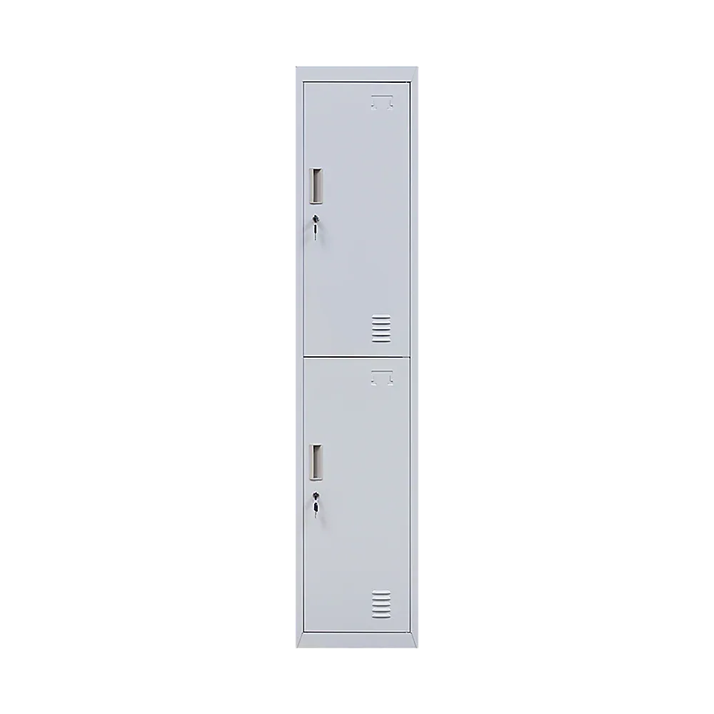 2-Door Vertical Locker for Office Gym Shed School Home Storage - Mekamart Australia