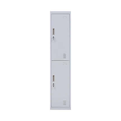 2-Door Vertical Locker for Office Gym Shed School Home Storage - Mekamart Australia