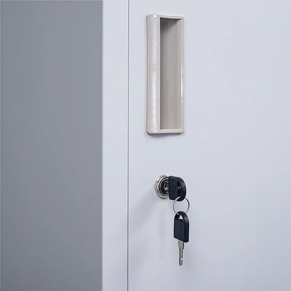 2-Door Vertical Locker for Office Gym Shed School Home Storage - Mekamart Australia