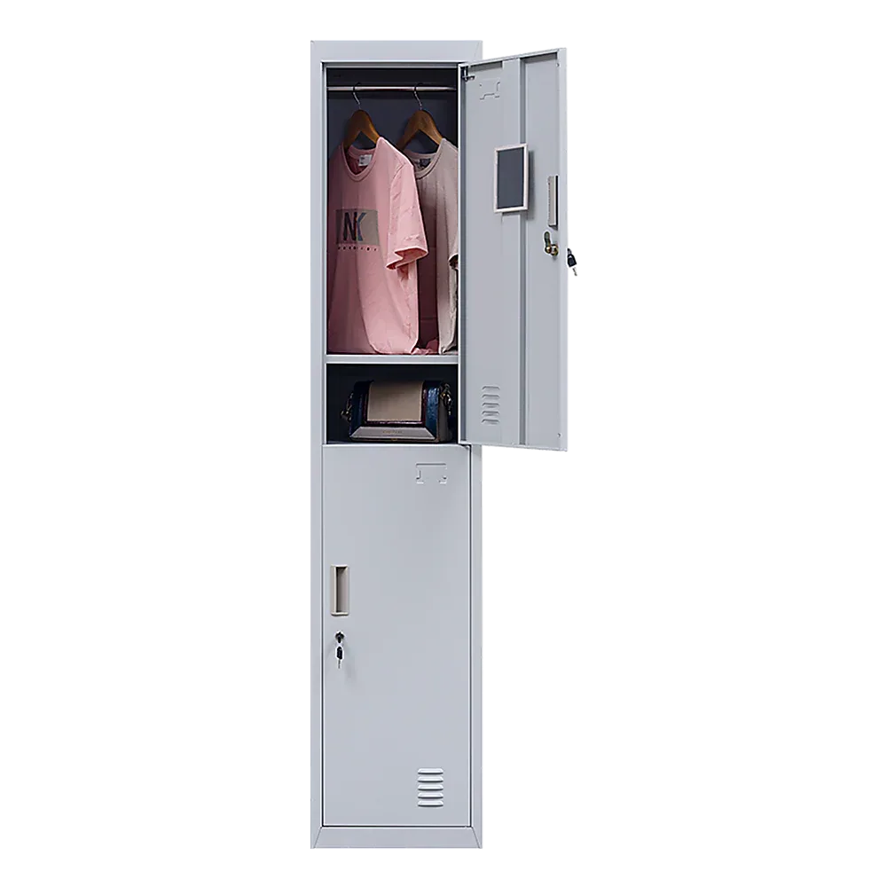 2-Door Vertical Locker for Office Gym Shed School Home Storage - Mekamart Australia
