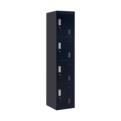 4-Door Vertical Locker for Office Gym Shed School Home Storage
