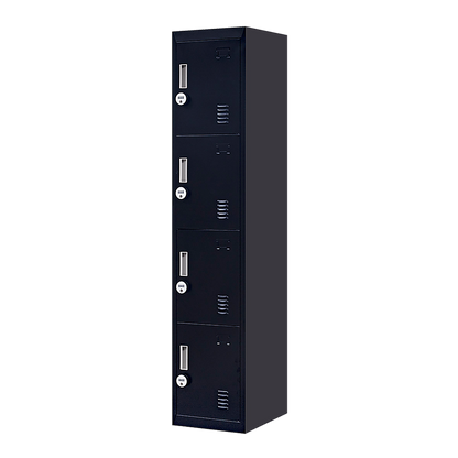 4-Door Vertical Locker for Office Gym Shed School Home Storage