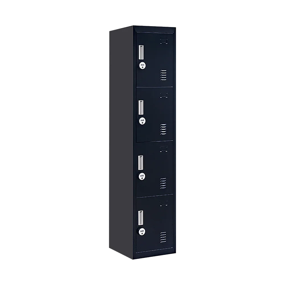 4-Door Vertical Locker for Office Gym Shed School Home Storage