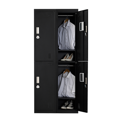 Four-Door Office Gym Shed Storage Locker