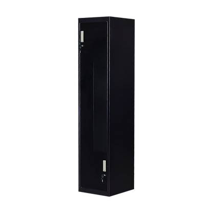 Black Two-Door L-shaped Office Gym Shed Storage Lockers