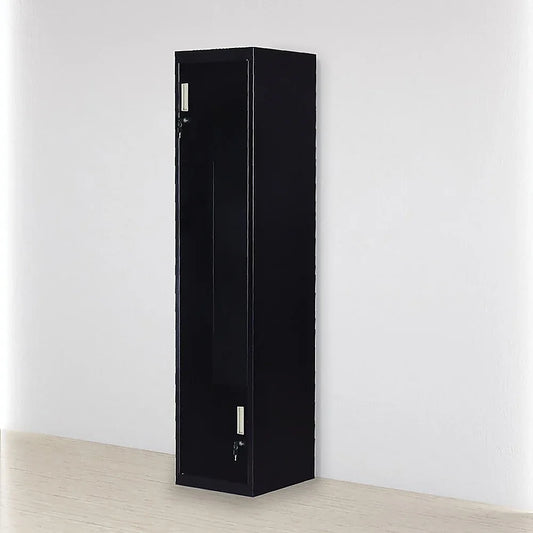 Black Two-Door L-shaped Office Gym Shed Storage Lockers