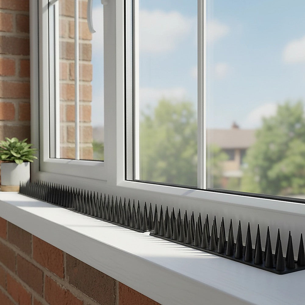 12pc Bird Spikes Human Cat Possum Mouse Pest Control Spiked Fence Wall Deterrent