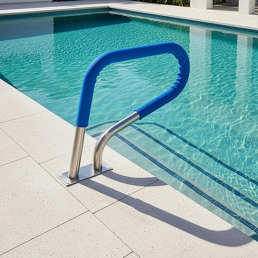 Swimming Pool Hand Rail Step Grab Rail 76.2x55.8cm with Drill Bit