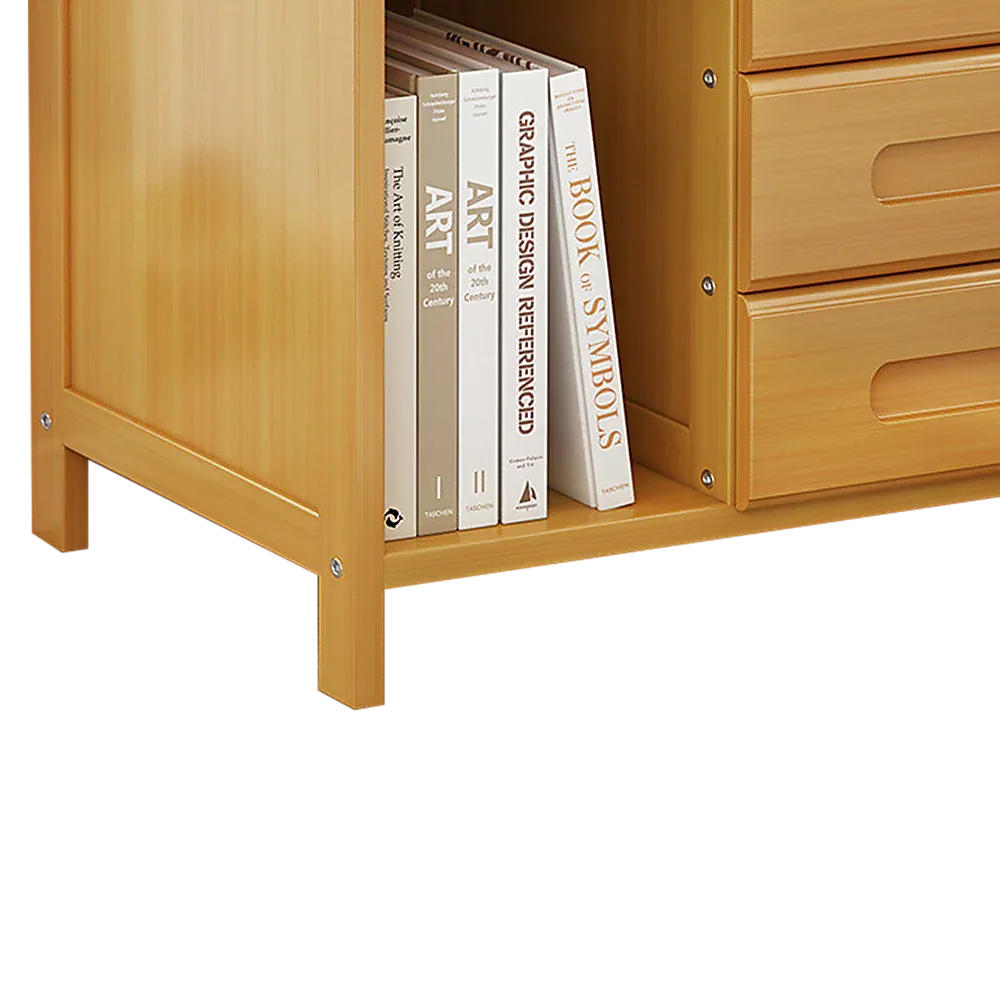 Bamboo Bedside Table Nightstand Storage Bedroom Sofa Side Stand - Mekamart Australia