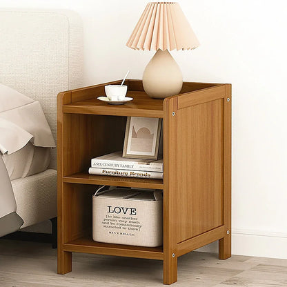 Bamboo Bedside Table Nightstand Storage Bedroom Sofa Side Stand - Mekamart Australia