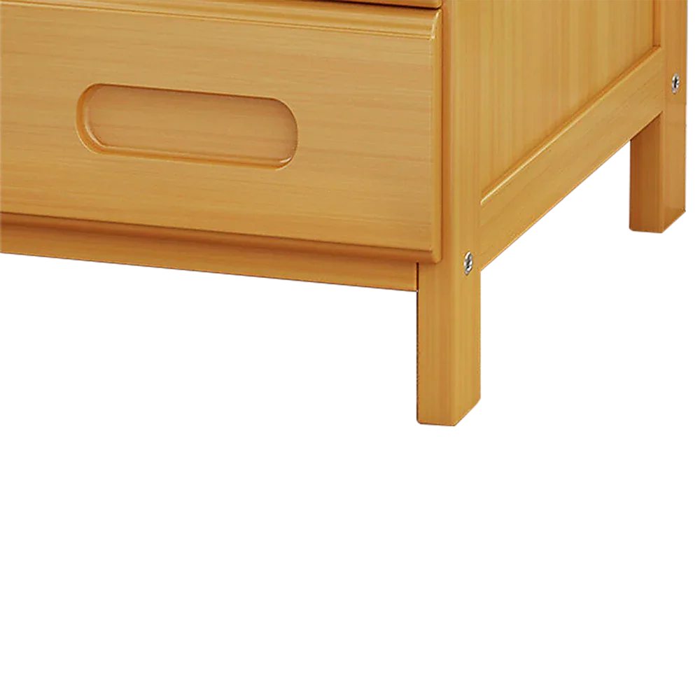 Bamboo Bedside Table Nightstand Storage Bedroom Sofa Side Stand - Mekamart Australia