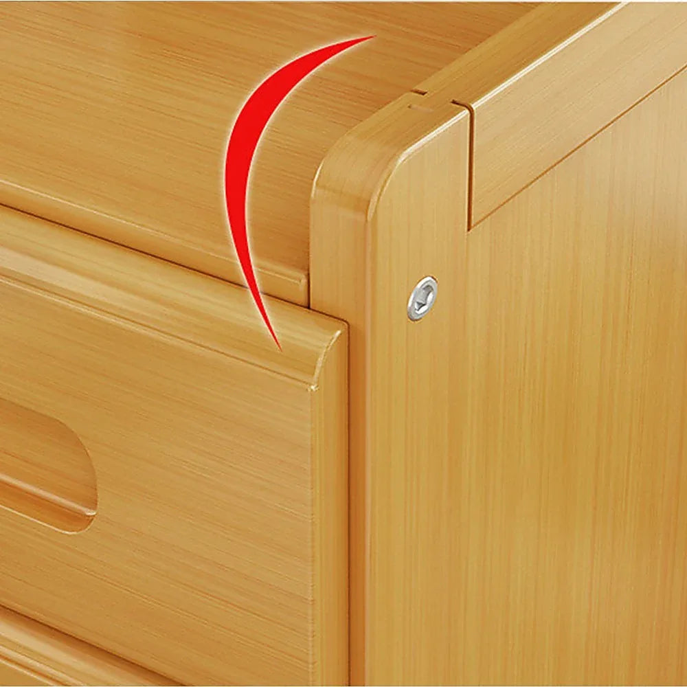 Bamboo Bedside Table Nightstand Storage Bedroom Sofa Side Stand - Mekamart Australia