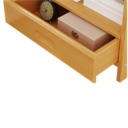 Bamboo Bedside Table Nightstand Storage Bedroom Sofa Side Stand - Mekamart Australia