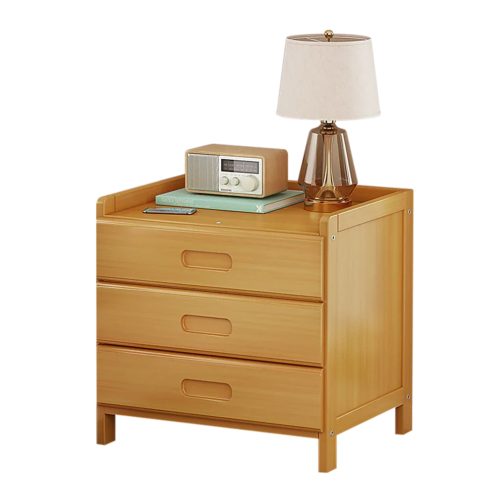 Bamboo Bedside Table Nightstand Storage Bedroom Sofa Side Stand - Mekamart Australia