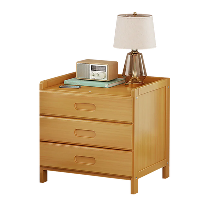 Bamboo Bedside Table Nightstand Storage Bedroom Sofa Side Stand - Mekamart Australia