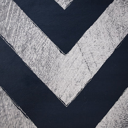 200x300cm Large Floor Blue Chevron Stripes Rug – Modern Area Carpet for Bedroom & Lounge