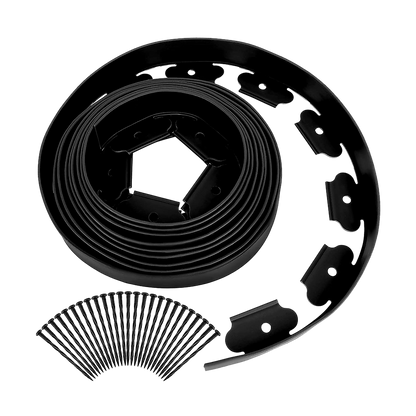 Landscape No Dig Lawn Garden Edging Kit 10m Flexible Durable Border Paver