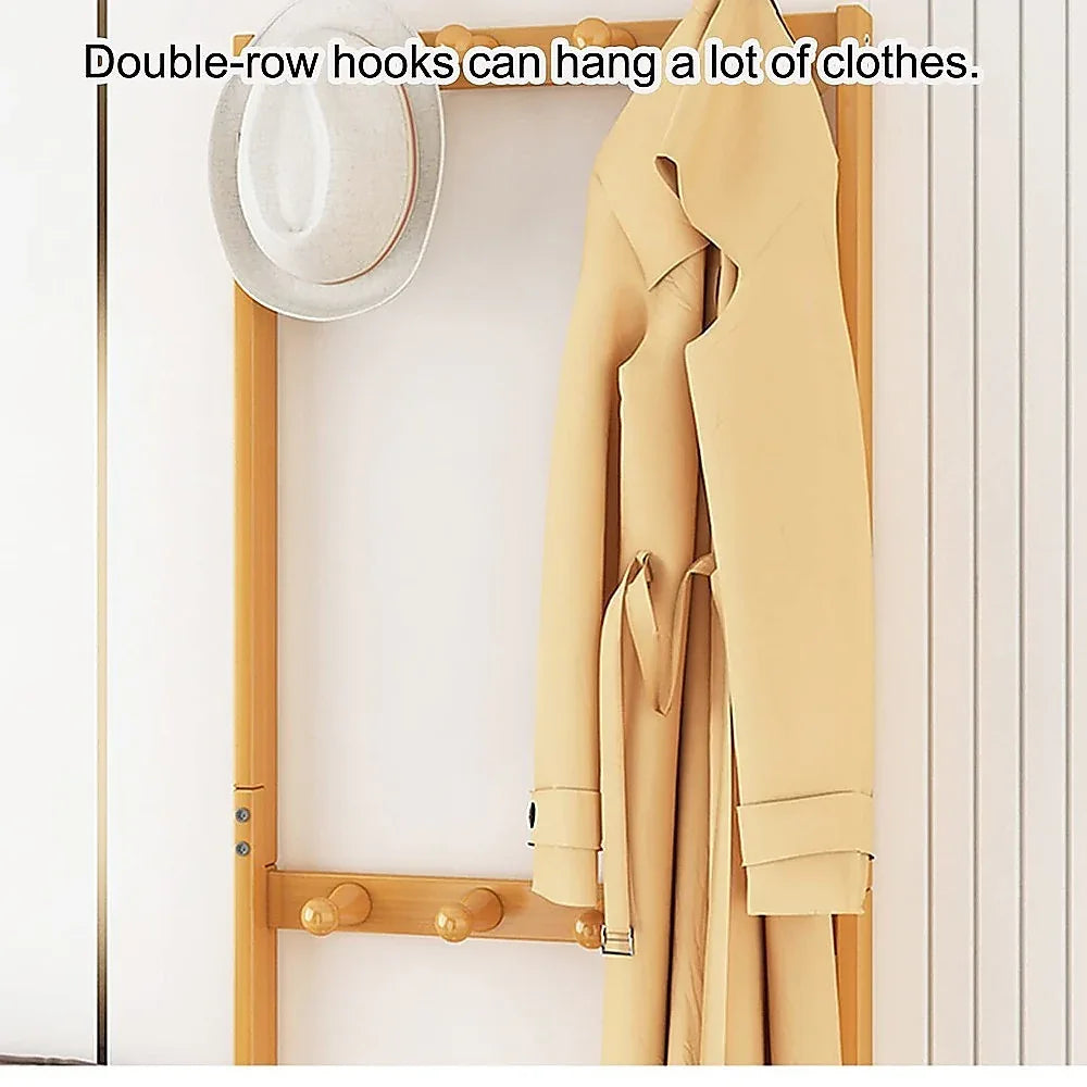 42x165cm Wooden Hall Stand Modern Style Minimalist Home Floor Coat Rack with Drawer - Mekamart Australia