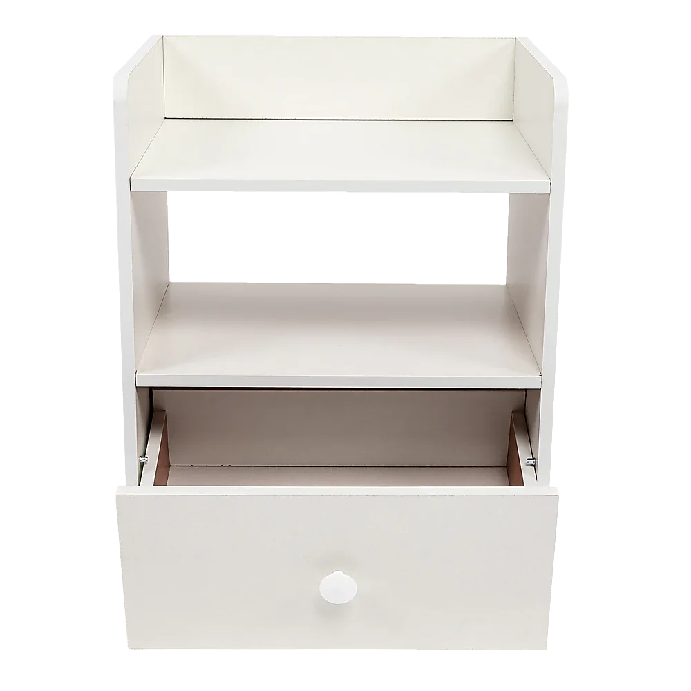 Bedside Tables Side Table Nightstand Storage Drawer Shelf Bedroom - Mekamart Australia