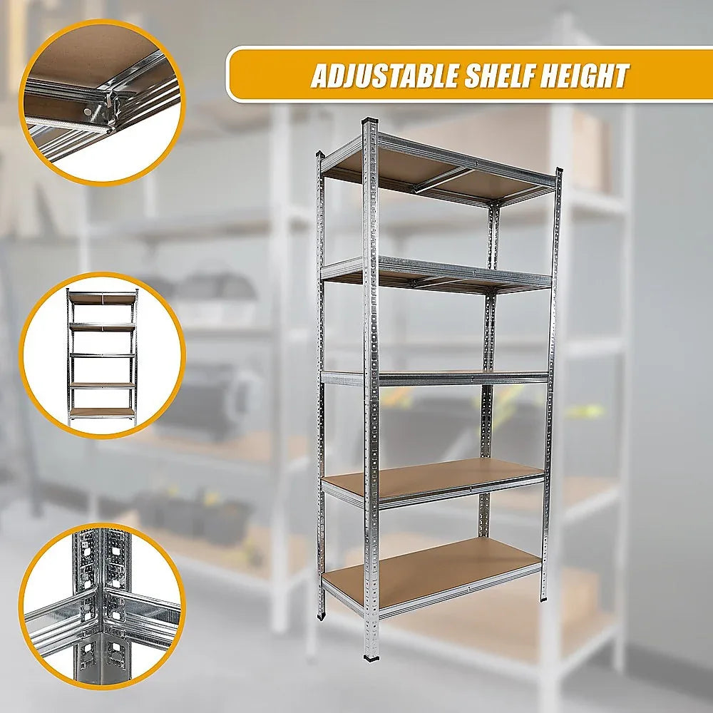 2 x 1.8M Garage Shelving Warehouse Rack Storage Shelves Pallet Racking - Mekamart Australia
