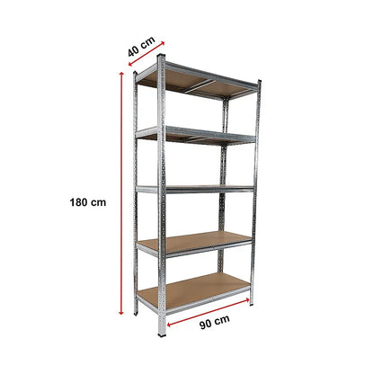 2 x 1.8M Garage Shelving Warehouse Rack Storage Shelves Pallet Racking - Mekamart Australia