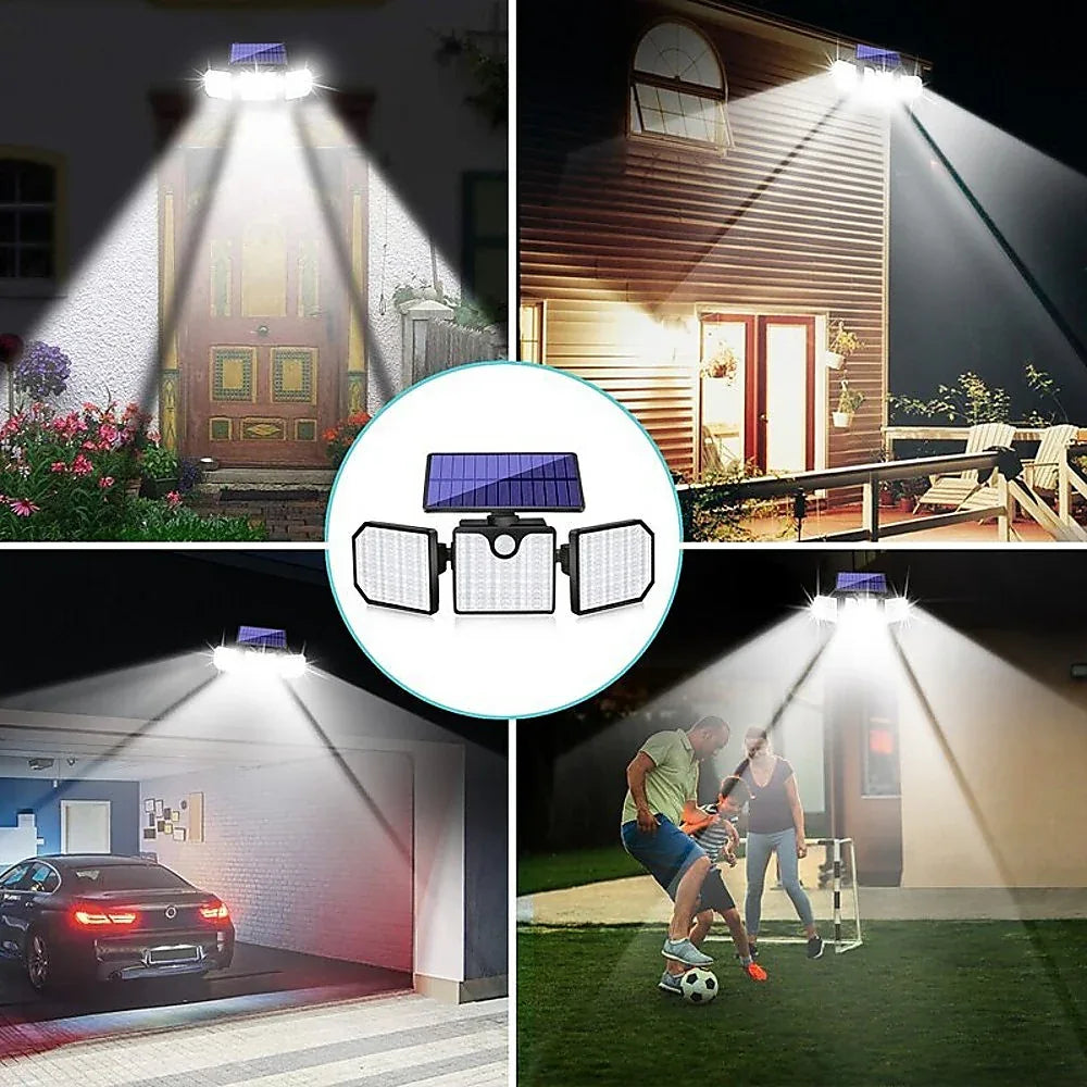 230 LED Solar Lights Outdoor 260LM Waterproof Motion Sensor Security Wall Lamp - Mekamart Australia