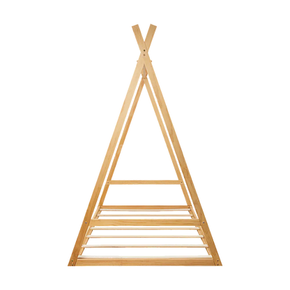 Kids Tent Montessori Toddler Floor Bed Wooden Bedframe