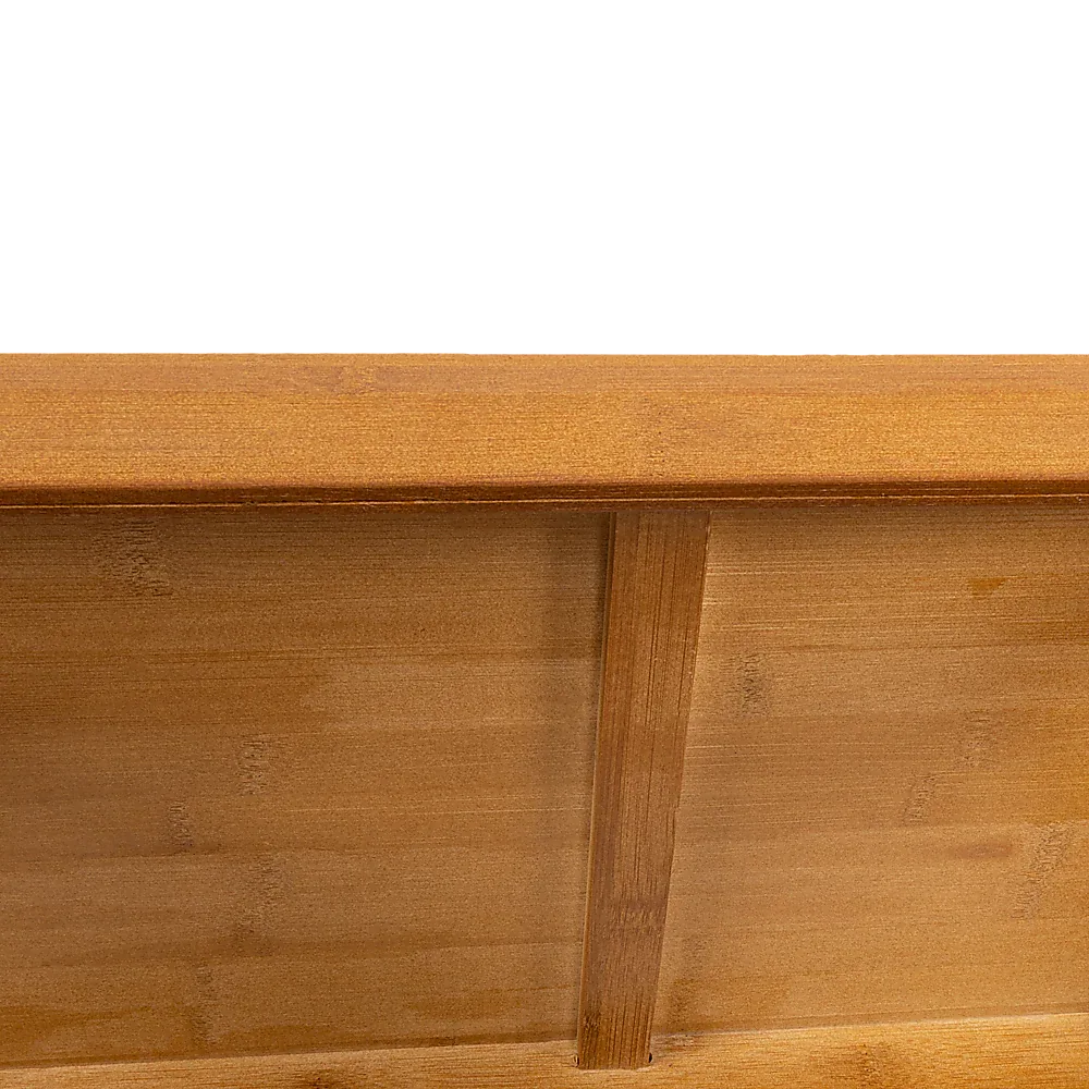 Bamboo Shoe Rack Wooden Bench Storage Organiser Cabinet Holder Stool - Mekamart Australia