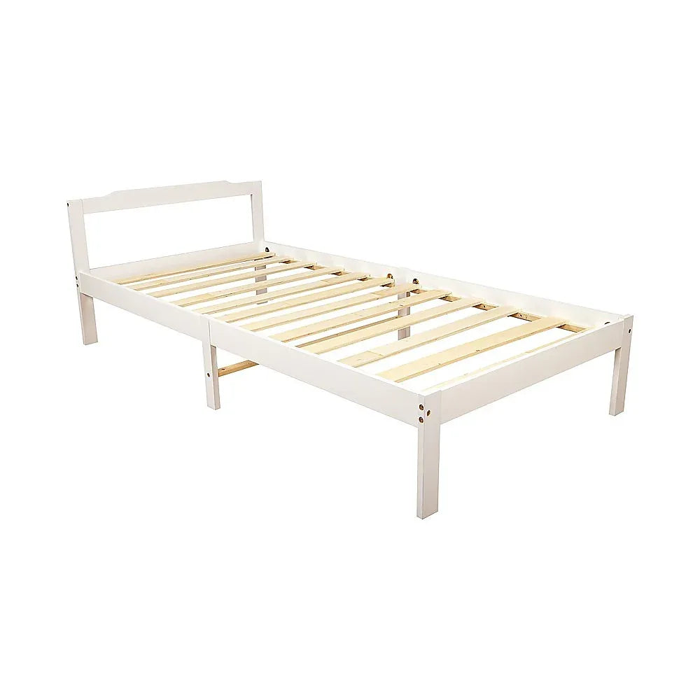 Natural Wooden Bed Frame Home Furniture - Mekamart Australia