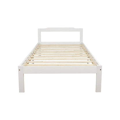 Natural Wooden Bed Frame Home Furniture - Mekamart Australia