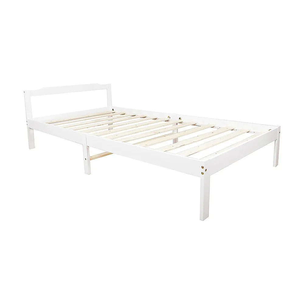 Natural Wooden Bed Frame Home Furniture - Mekamart Australia