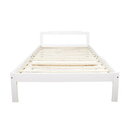 Natural Wooden Bed Frame Home Furniture - Mekamart Australia