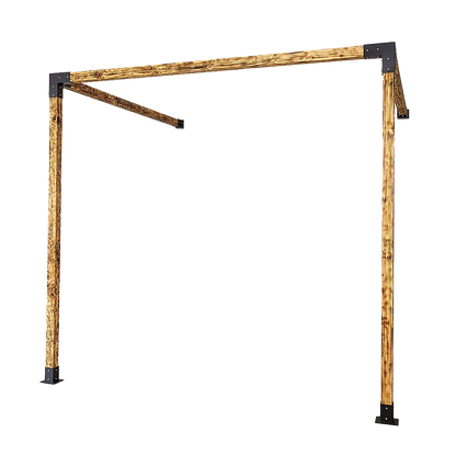 Roof Pergola Gazebo Shed Matte Black Steel Brackets DIY Kits - Mekamart Australia