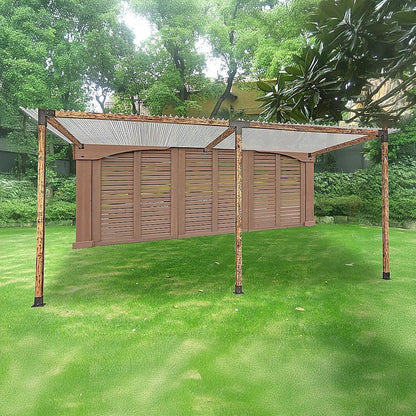 Roof Pergola Gazebo Shed Matte Black Steel Brackets DIY Kits - Mekamart Australia