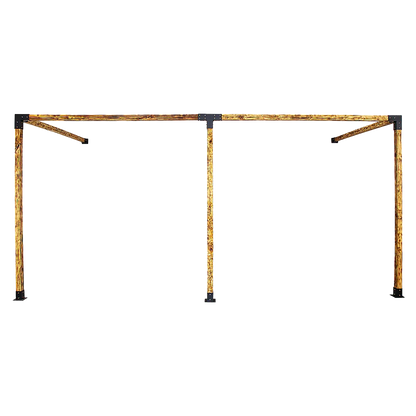 Roof Pergola Gazebo Shed Matte Black Steel Brackets DIY Kits - Mekamart Australia