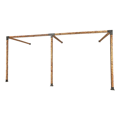 Roof Pergola Gazebo Shed Matte Black Steel Brackets DIY Kits - Mekamart Australia