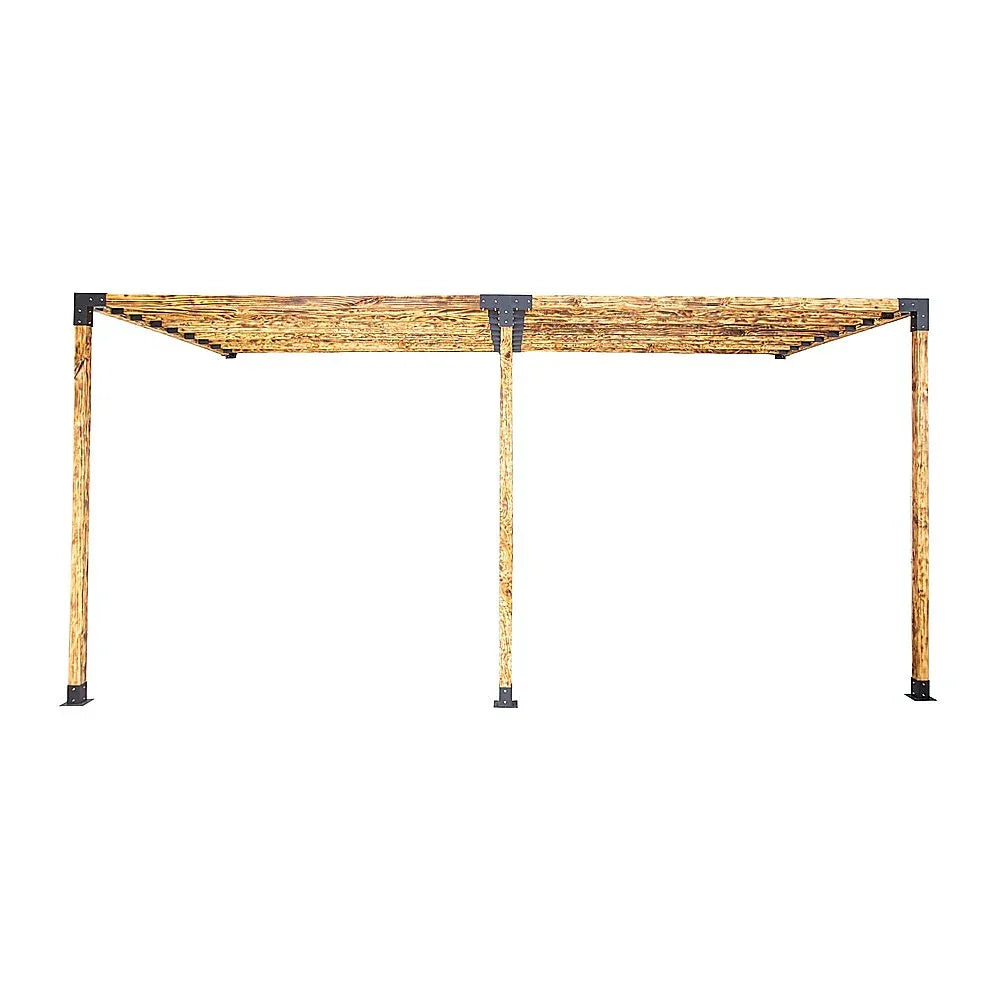 Roof Pergola Gazebo Shed Matte Black Steel Brackets DIY Kits - Mekamart Australia