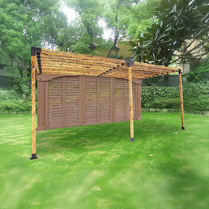 Roof Pergola Gazebo Shed Matte Black Steel Brackets DIY Kits - Mekamart Australia