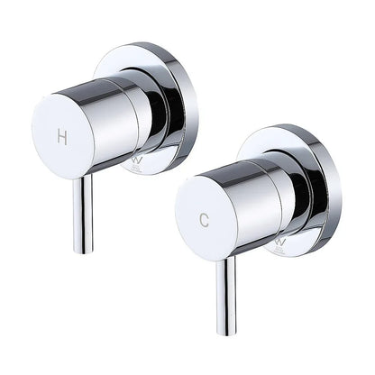 Bathroom Shower Bath Hot and Cold Mixer WATERMARK Certified in Chrome - Mekamart Australia
