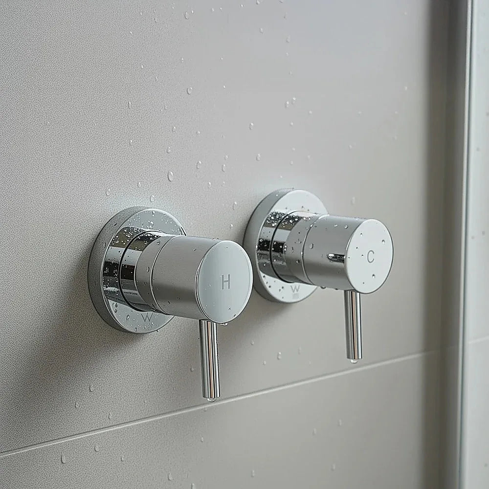 Bathroom Shower Bath Hot and Cold Mixer WATERMARK Certified in Chrome - Mekamart Australia